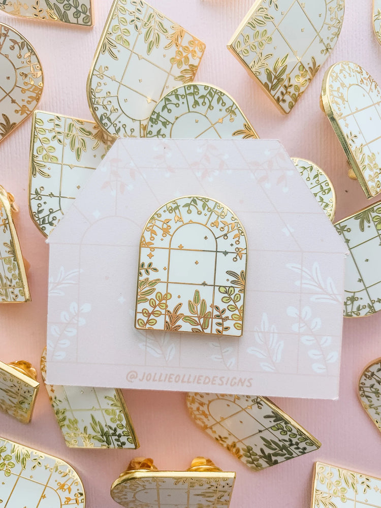 Greenhouse Enamel Pin