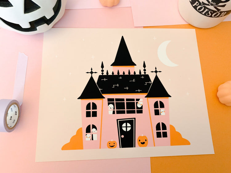 Haunted House Print