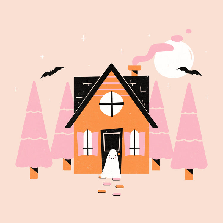 Halloween Ghost Print