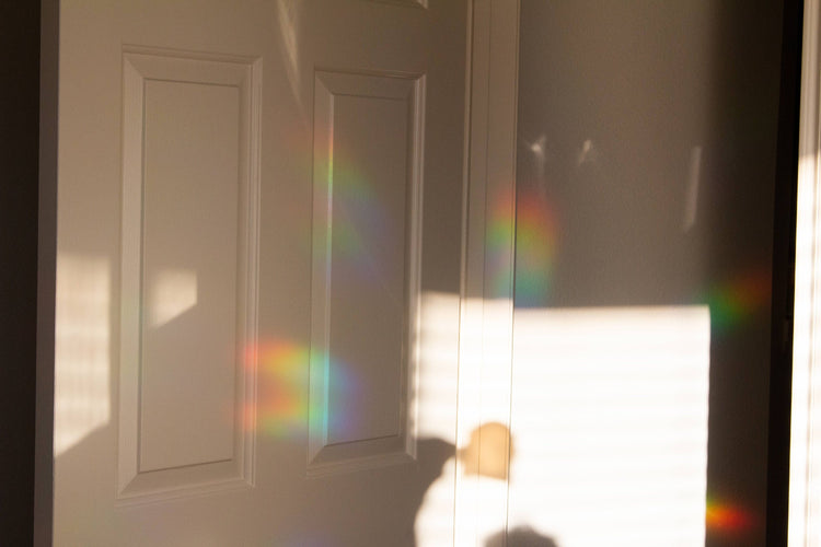 Mushroom Rainbow Catcher Window Decal