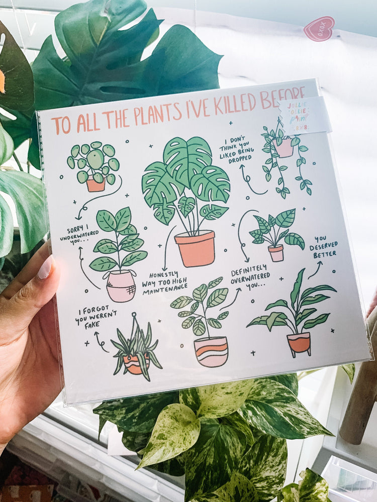 Plant Killer Square Print