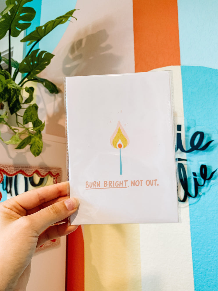 Burn Bright Illustration Print