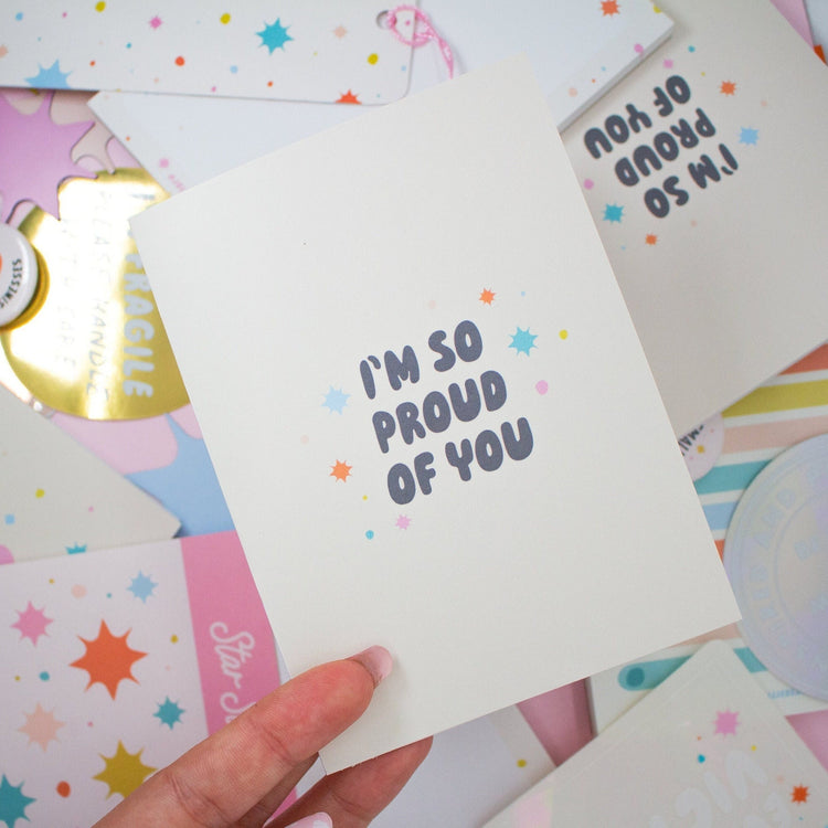 Proud of You Greeting Card