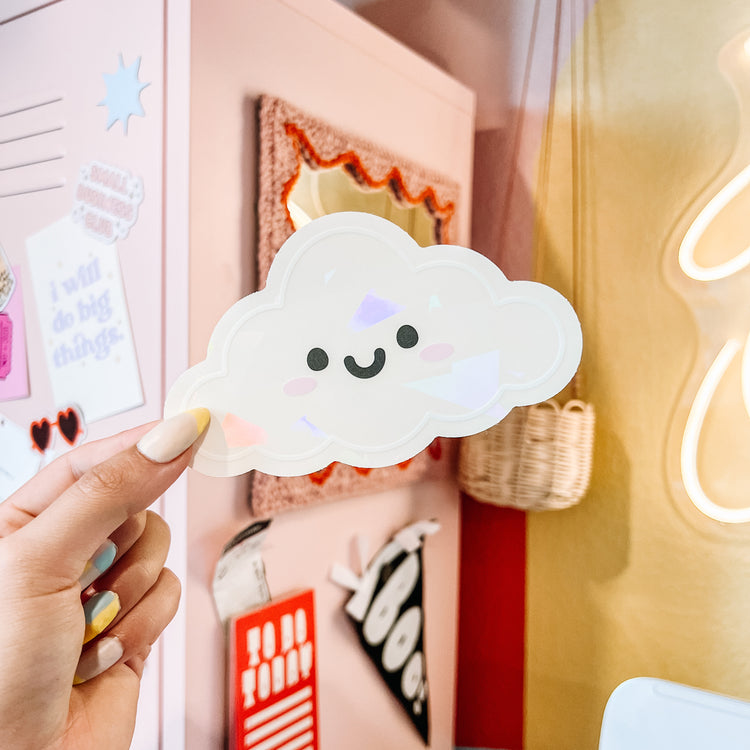 Cloud Suncatcher Window Decal