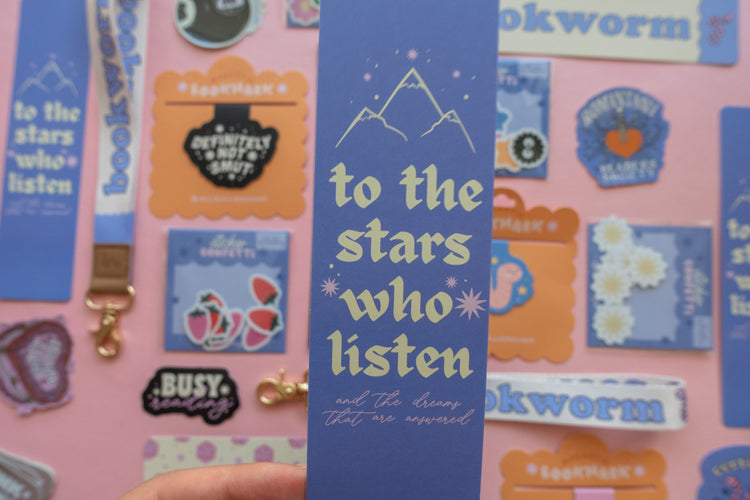 Stars Who Listen Paper Bookmark