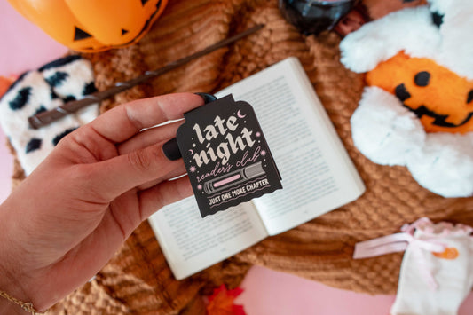 Late Night Reader Magnetic Bookmark