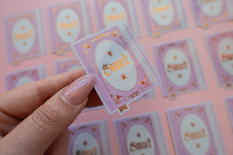 Smut Club Sticker [with gold foil]