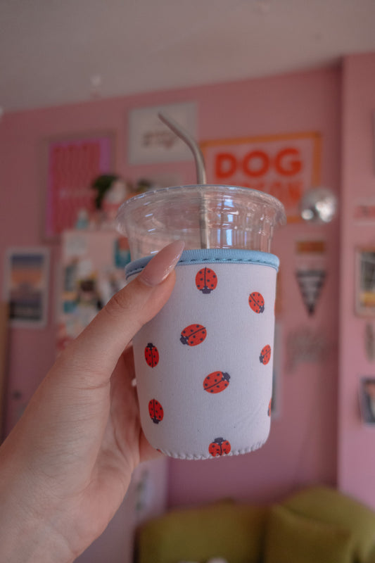 Ladybug Coffee Sleeve