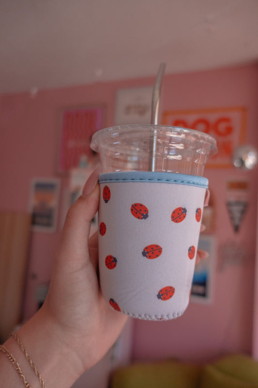 Ladybug Coffee Sleeve