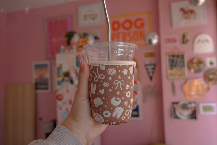 Trinket Lover [brown] Coffee Sleeve
