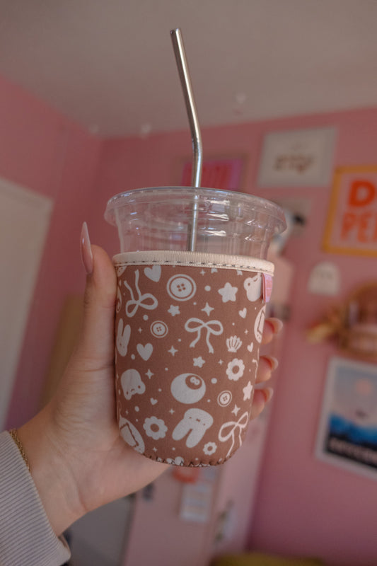 Trinket Lover [brown] Coffee Sleeve