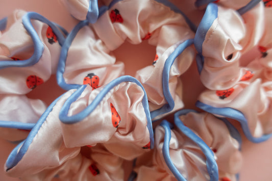 Ladybug Scrunchie
