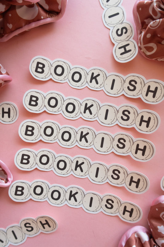 XL Bookish Sticker
