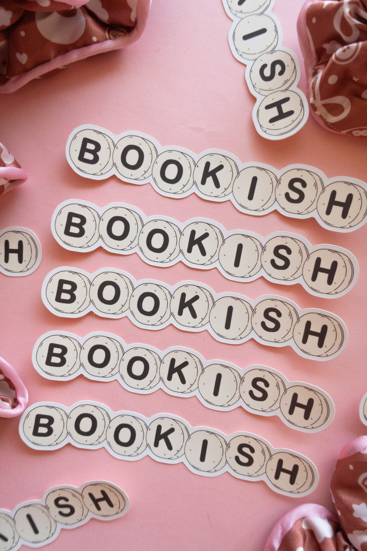 XL Bookish Sticker