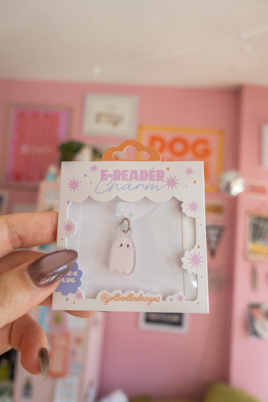 Ghostie E-Reader Charm
