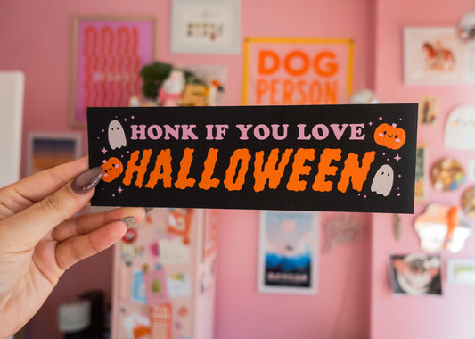 Love Halloween MAGNETIC Bumper Sticker