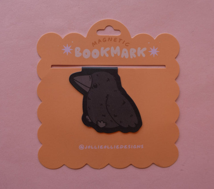 Crow Magnetic Bookmark