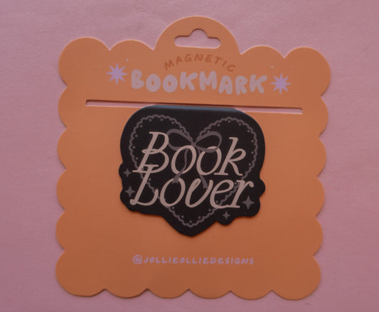 Book Lover [black] Magnetic Bookmark