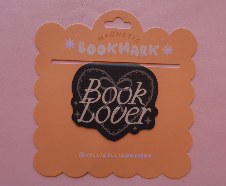 Book Lover [black] Magnetic Bookmark
