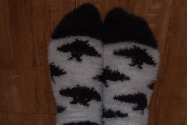 Mothman Fuzzy Socks