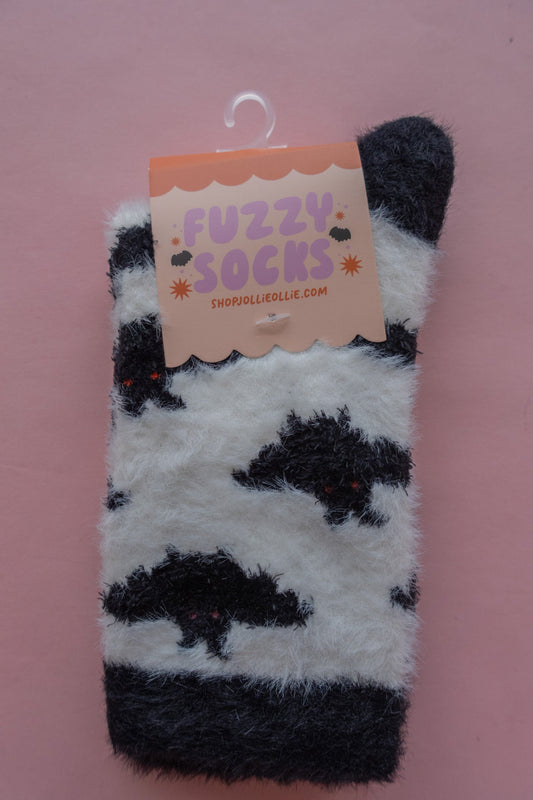Mothman Fuzzy Socks