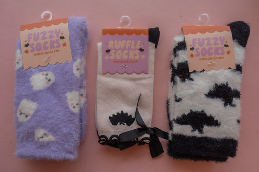 Mothman Fuzzy Socks