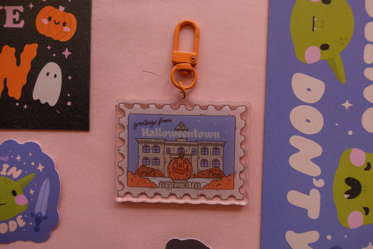 Halloweentown Keychain