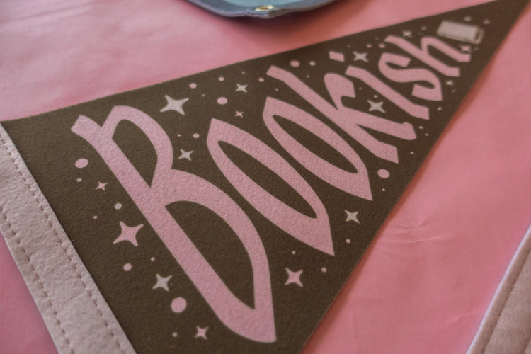 Bookish Felt Pennant Flag