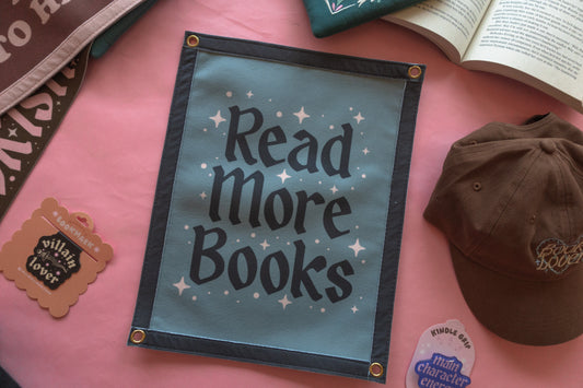 Read More Books Felt Banner