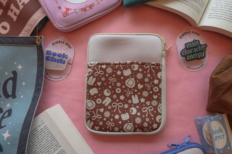 Zipper Trinkets Pattern Kindle & E-reader Sleeve