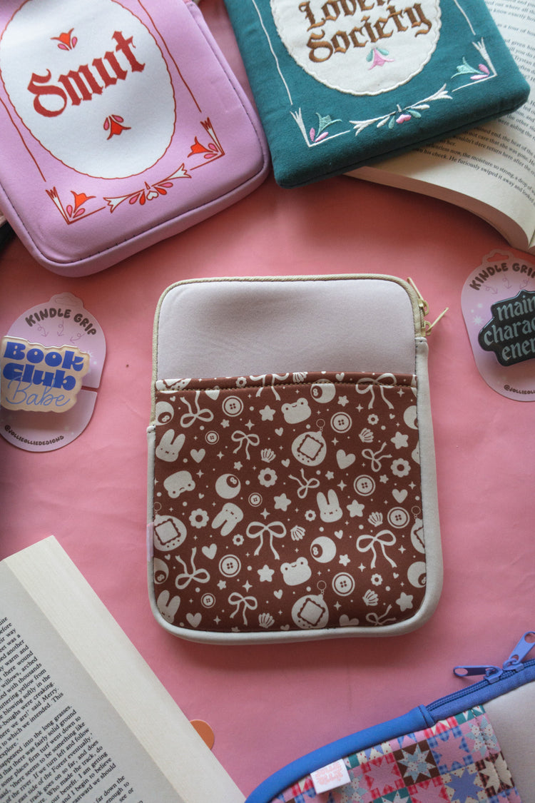 Zipper Trinkets Pattern Kindle & E-reader Sleeve