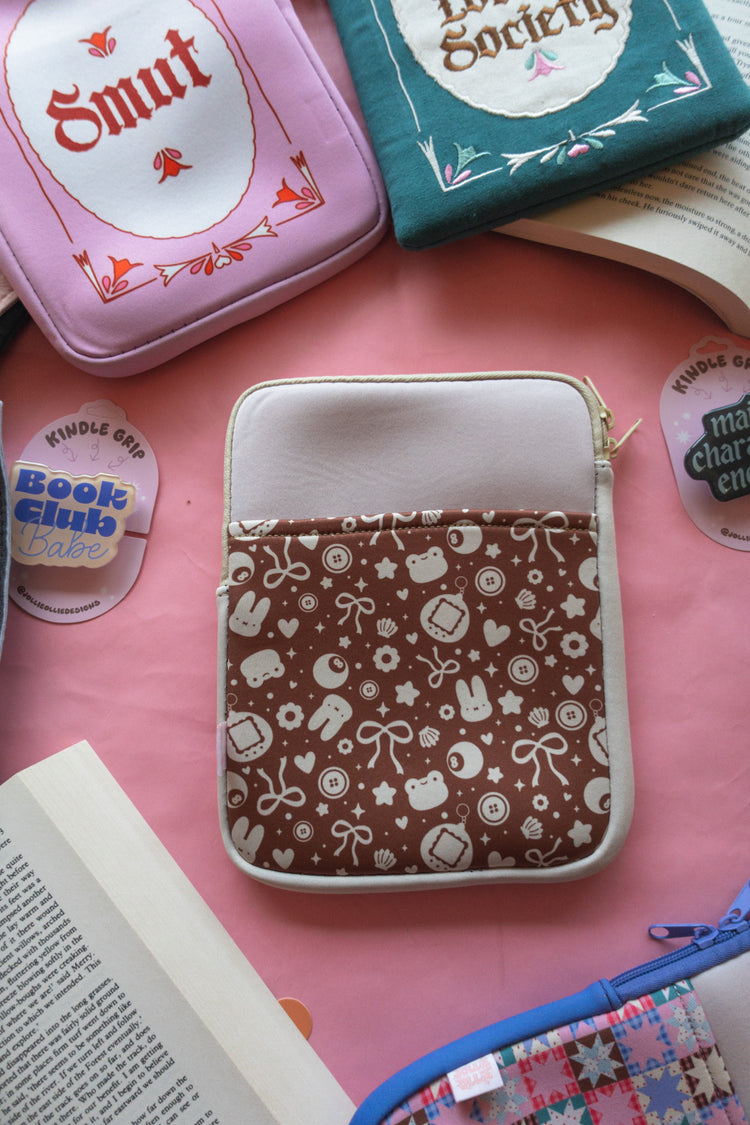 Zipper Trinkets Pattern Kindle & E-reader Sleeve