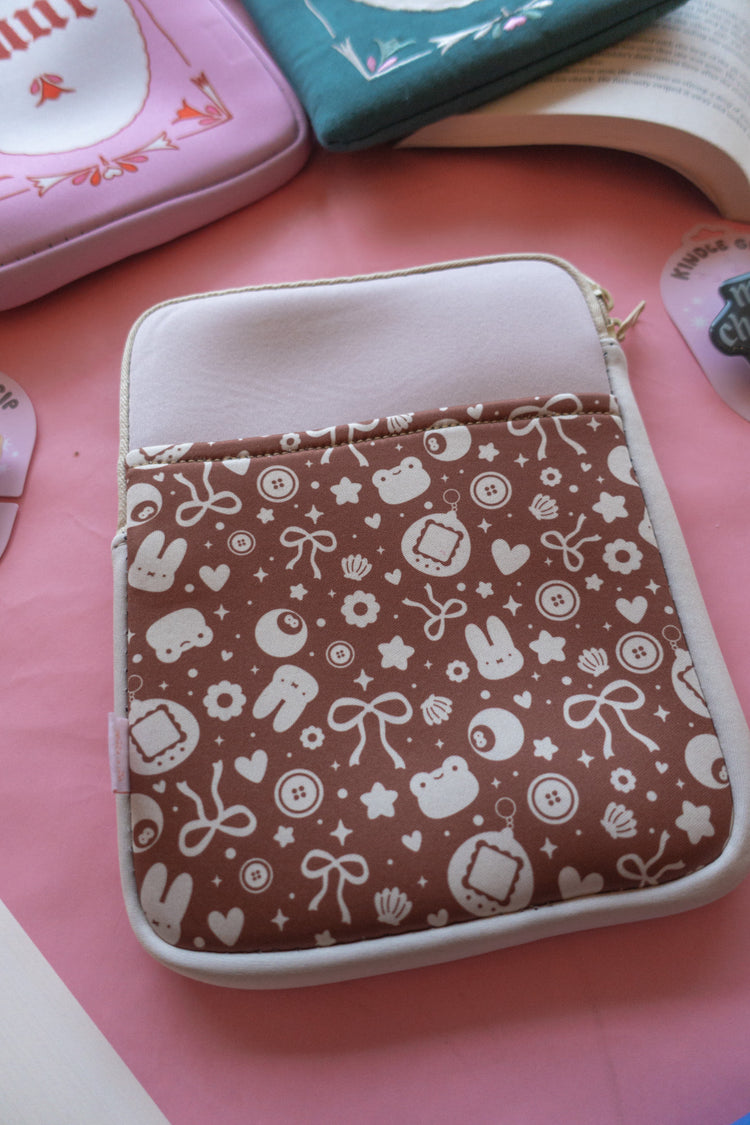 Zipper Trinkets Pattern Kindle & E-reader Sleeve