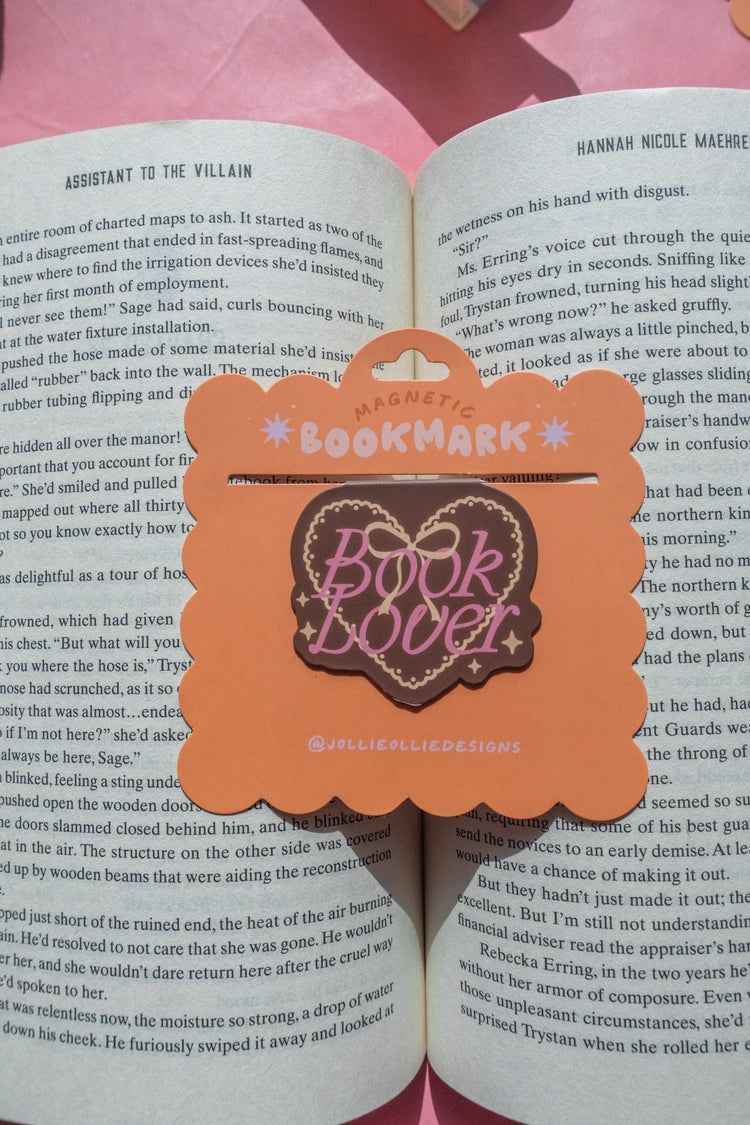 Book Lover [brown] Magnetic Bookmark