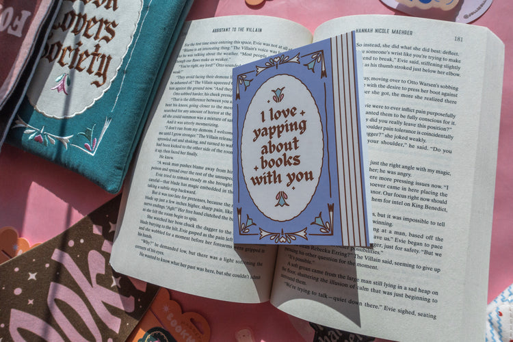 Yapping About Books Greeting Card