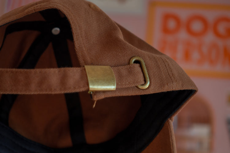 NEW COLOR!! Book Lover Baseball Hat [brown]