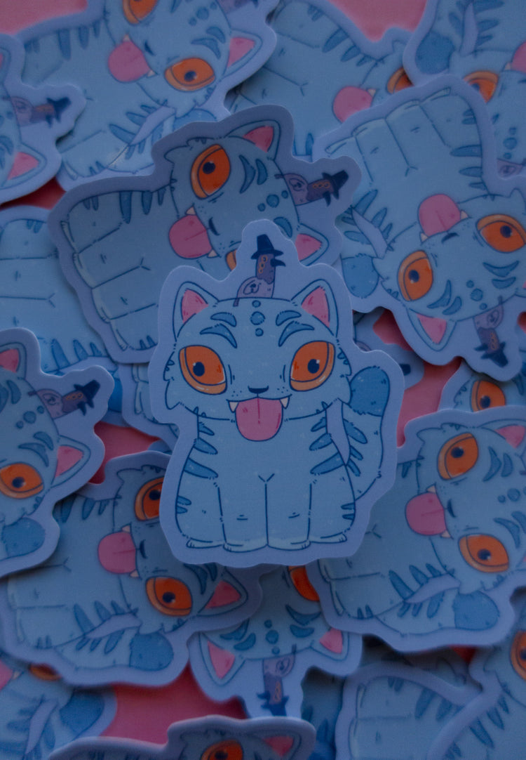 Derpy Tiger Sticker