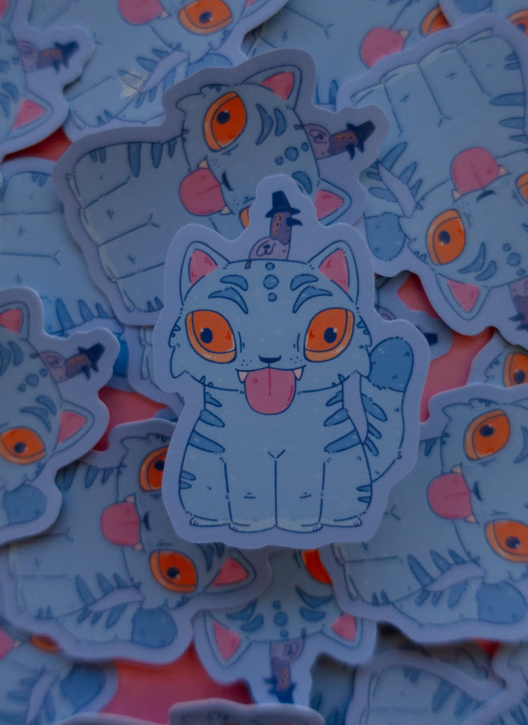 Derpy Tiger Sticker