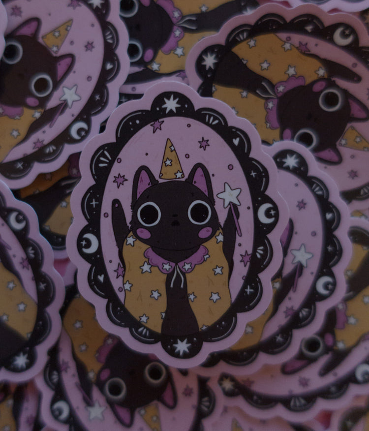Wizard Cat Sticker
