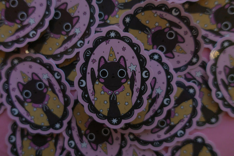 Wizard Cat Sticker