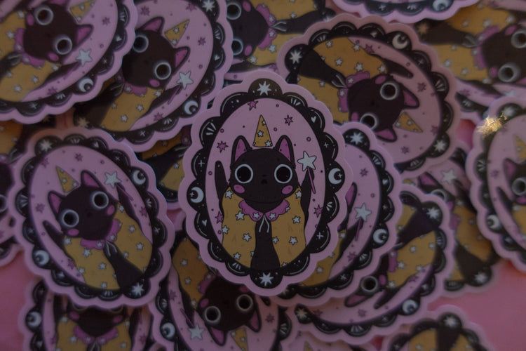 Wizard Cat Sticker