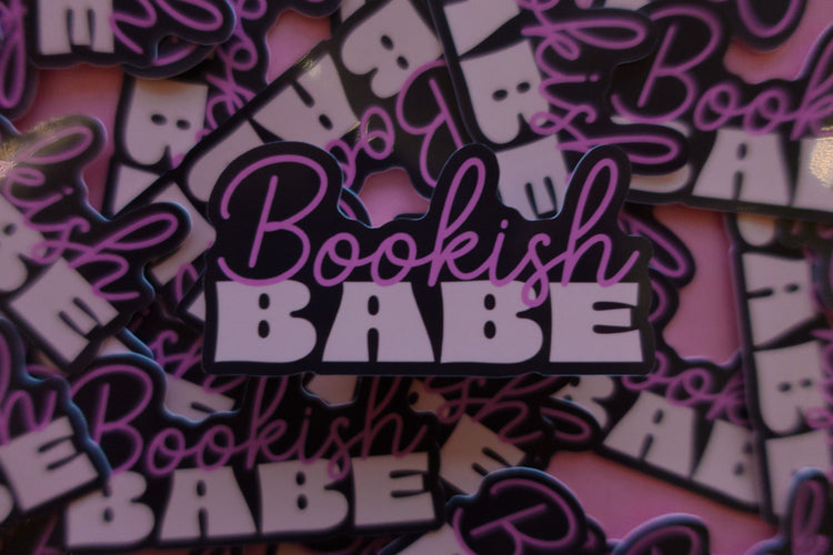 Bookish Babe Sticker