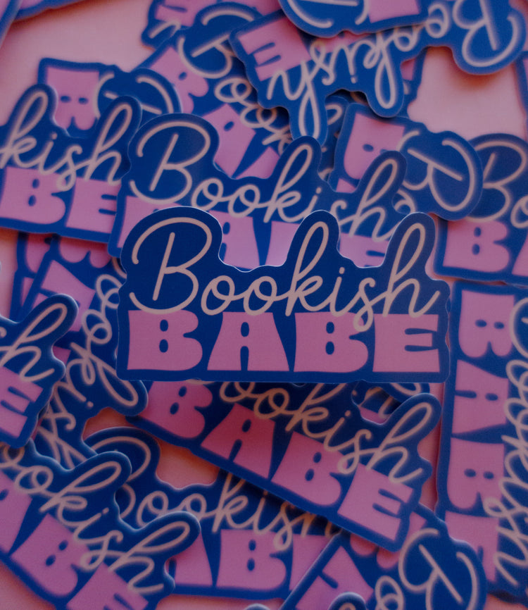 Bookish Babe Sticker