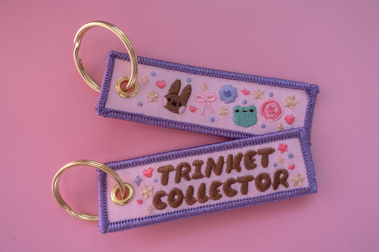 Trinket Collector Patch Keychain
