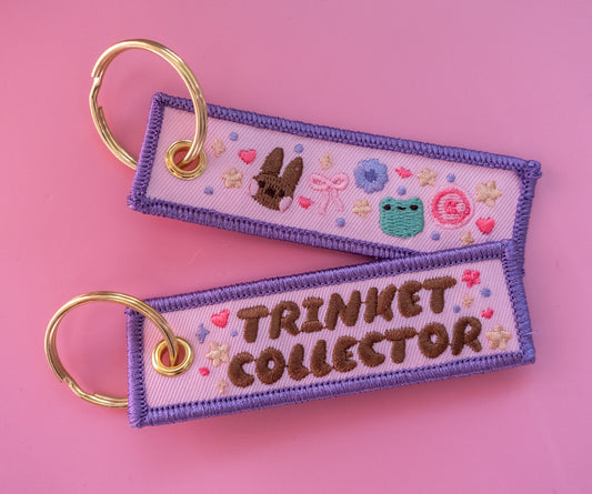 Trinket Collector Patch Keychain