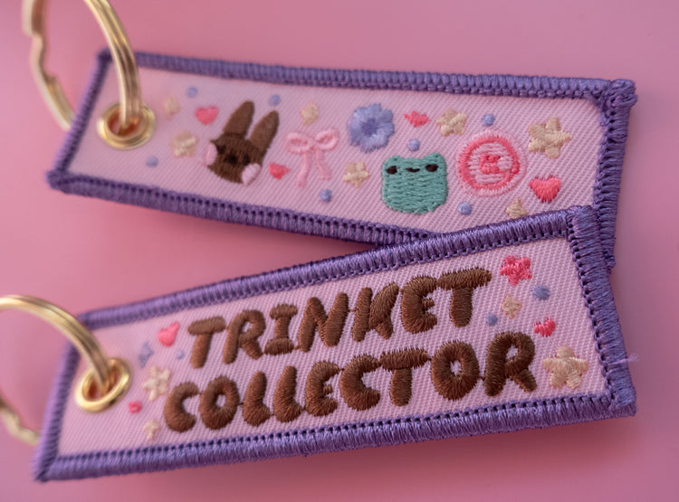 Trinket Collector Patch Keychain