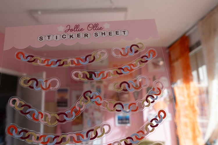 Paperchains Clear Sticker Sheet