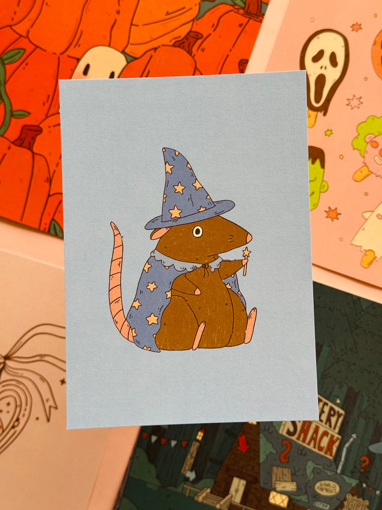 Wizard Rat 5x7 Print