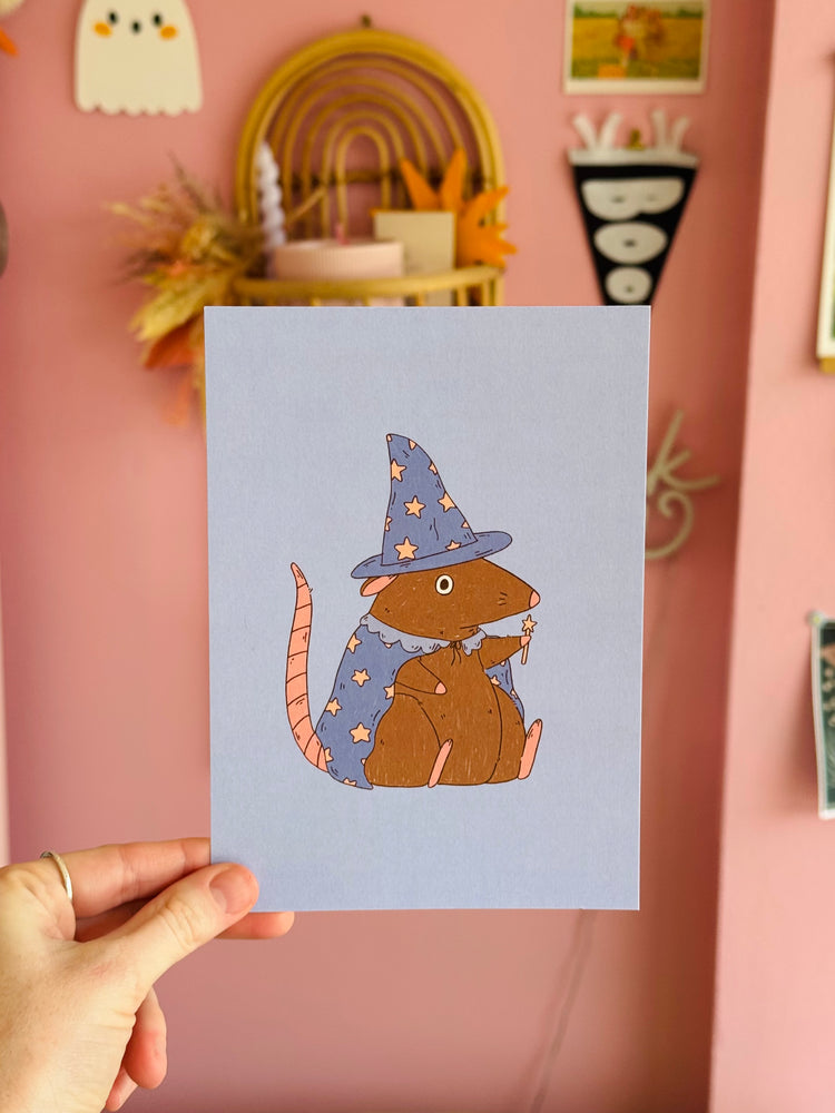 Wizard Rat 5x7 Print