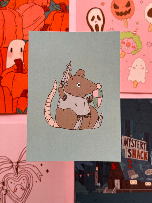 Knight Ranger Rat 5x7 Print